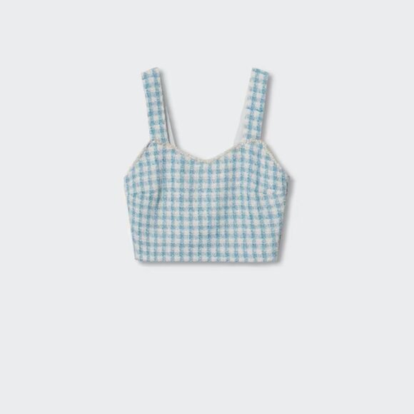 Mango TWEED TOP - Picture 2 of 4